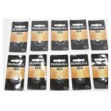 Lot of 10 Brand New Duracell 364 Batteries