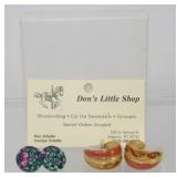 Pair of Handmade Earrings from Don's Little Shop