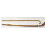 ** 2 Wooden Canes