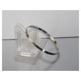 Sterling Silver Bangle - Not Marked but Tested