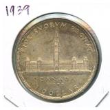 1939 Canadian Silver Dollar