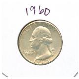 1960 Washington Silver Quarter