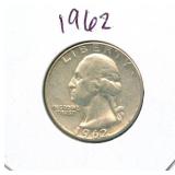1962 Washington Silver Quarter