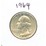 1964 Washington Silver Quarter