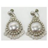Silver Plated Earrings - 23.31 grams Total
