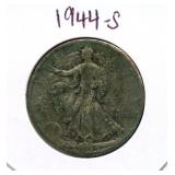 1944-S Walking Liberty Silver Half Dollar