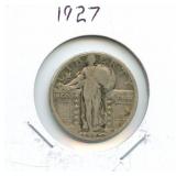 1927 Standing Liberty Silver Quarter