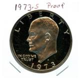 1973-S Proof Eisenhower Dollar