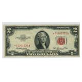1953 $2 'Star Note' Red Seal Legal Tender U.S.