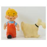 Denise & Ruff Dennis the Menace Rubber Vintage