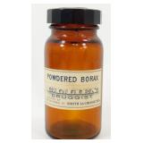 * Powdered Borax Druggist Bottle - 1228 Caledonia