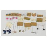 20 Pairs of Costume Earrings - New