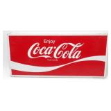 * Coke Sign: 'Enjoy Coca-Cola' 10' x 22' Tin