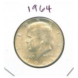 1964 Kennedy Silver Half Dollar