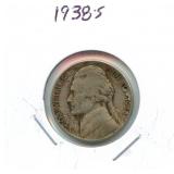 1938-S Jefferson Nickel