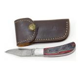 New Damascus Blade Folding Pocket Knife with
