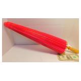 * Vintage Paper & Bamboo Parasol Umbrella