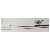 ** 6'6' Shakespeare Fishing Rod with a Quantum