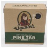 Dr. Squatch Men's Natural Body Soap Pine Tar Bar