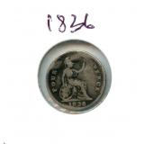 1836 Great Britain Silver Four Pence