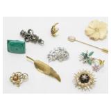 10 Random Ladies Lapel Pins