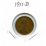 1911-D Lincoln Wheat Cent