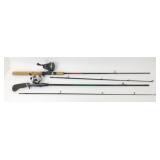 ** 6' Fishing Pole with a Zebco 33 Reel plus a