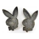 2 Playboy Ashtrays