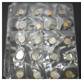Half Penny & New 5 Pence Collection