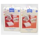 10 New Spritz 12 Count Treat Boxes w/ Paper