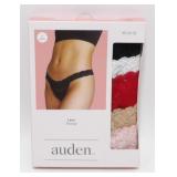 New 5 Pack of Auden Lace Thongs - XS