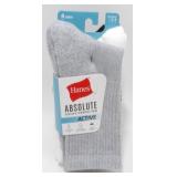 New 4 Pack of Hanes Absolute Crew Socks Perfected
