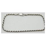 Sterling Silver Bracelet - 5.94 grams, Twisted