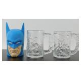 * Batman & Robin McDonald's Vintage Glasses plus
