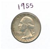 1955 Washington Silver Quarter