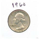 1960 Washington Silver Quarter