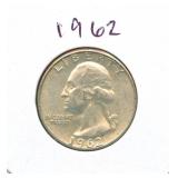 1962 Washington Silver Quarter