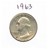1963 Washington Silver Quarter