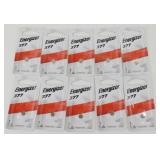 Lot of 10 Brand New Energizer 377 Batteries