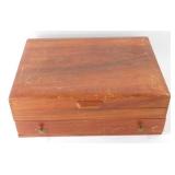 * Nickel Silver Flatware Set in Wooden Box