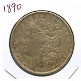 1890 Morgan Silver Dollar