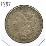 1887 Morgan Silver Dollar