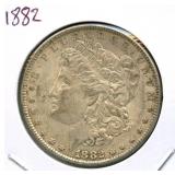 1882 Morgan Silver Dollar