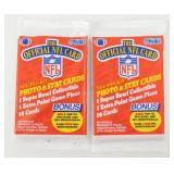 2 Sealed Packs of 1989 Pro Set Football Cards