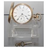 Elgin 10k Gold Hunter Pocket Watch Model 4, Grade