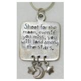 Sterling Silver Shoot for the Moon Pendant on