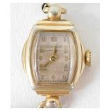 Vintage Bulova 14k RGP Ladies Manual Wind Watch -