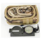 Lensatic Military Style Compass & Camo Cell Phone