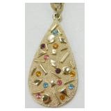Vintage 1960ï¿½s Coventry Jeweled Necklace - Chain