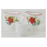 * Two Hand Painted Petalware Mountain Flowers
